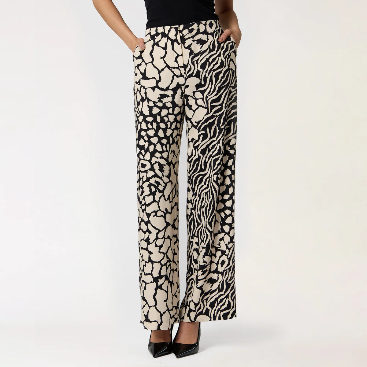 PANTALÓN BEIGE PRINT R26072