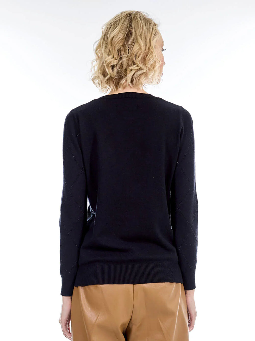 SUÉTER CAFE/GRIS/NEGRO 224979