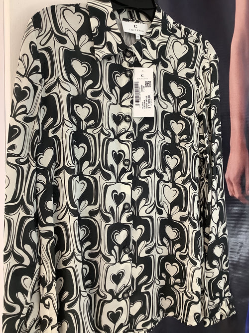 BLUSA BEIGE ESTAMPADO R22460