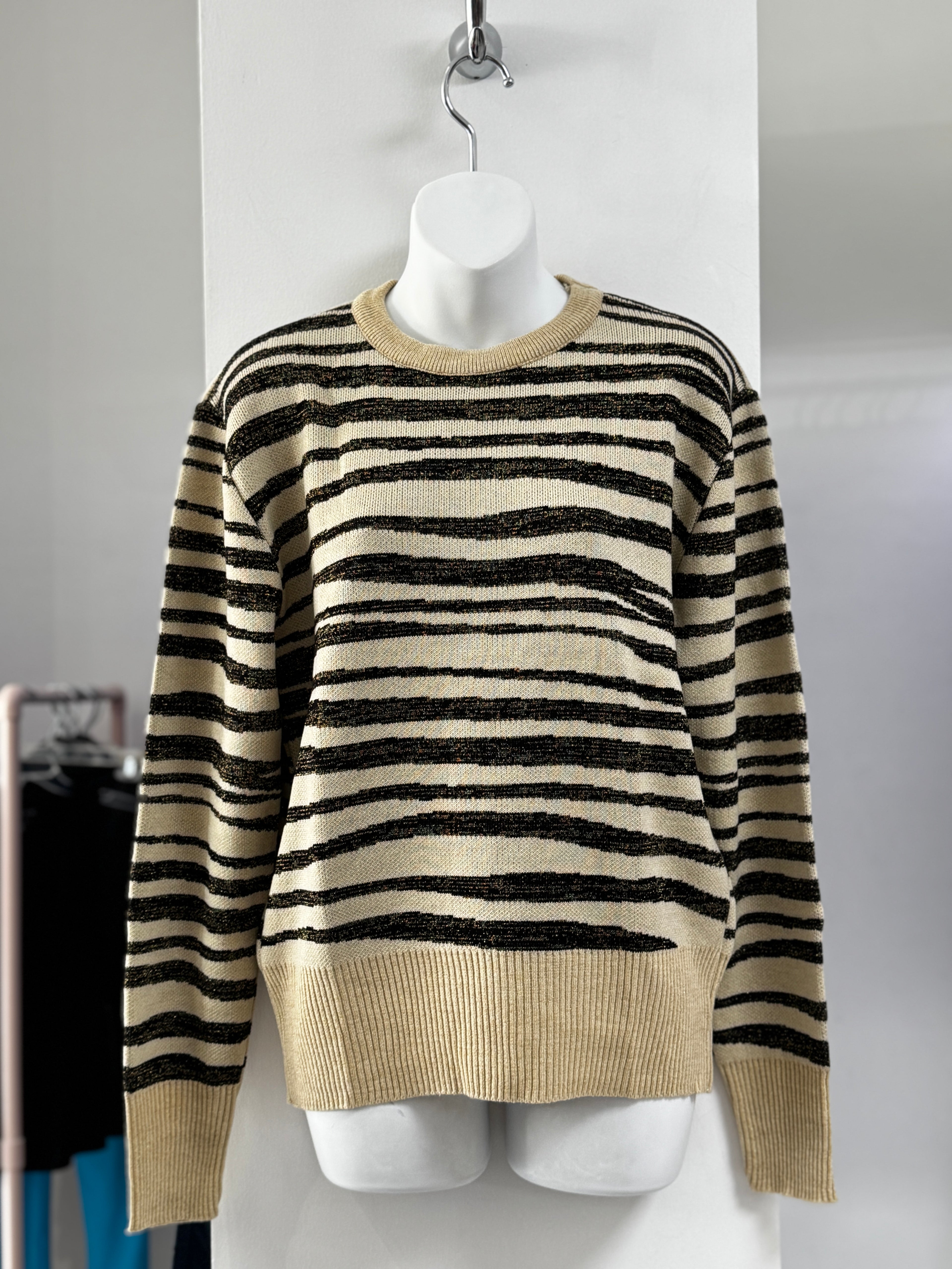 SUÉTER BEIGE ESTAMPADO L36137