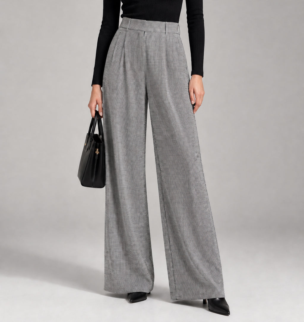 PANTALÓN PALAZZO BLANCO PRINT L35898