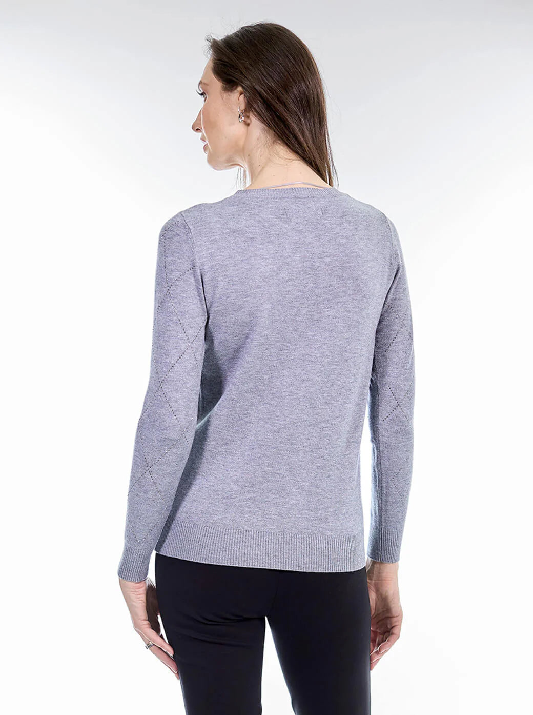 SUÉTER CAFE/GRIS/NEGRO 224979