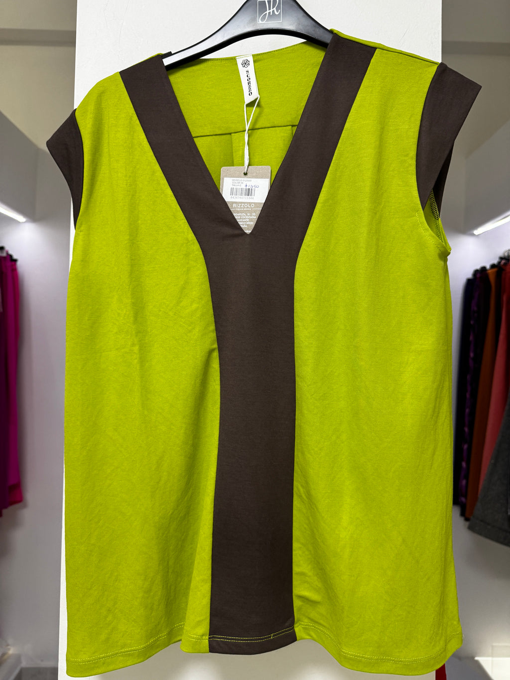 BLUSA VERDE LIMÓN 125630