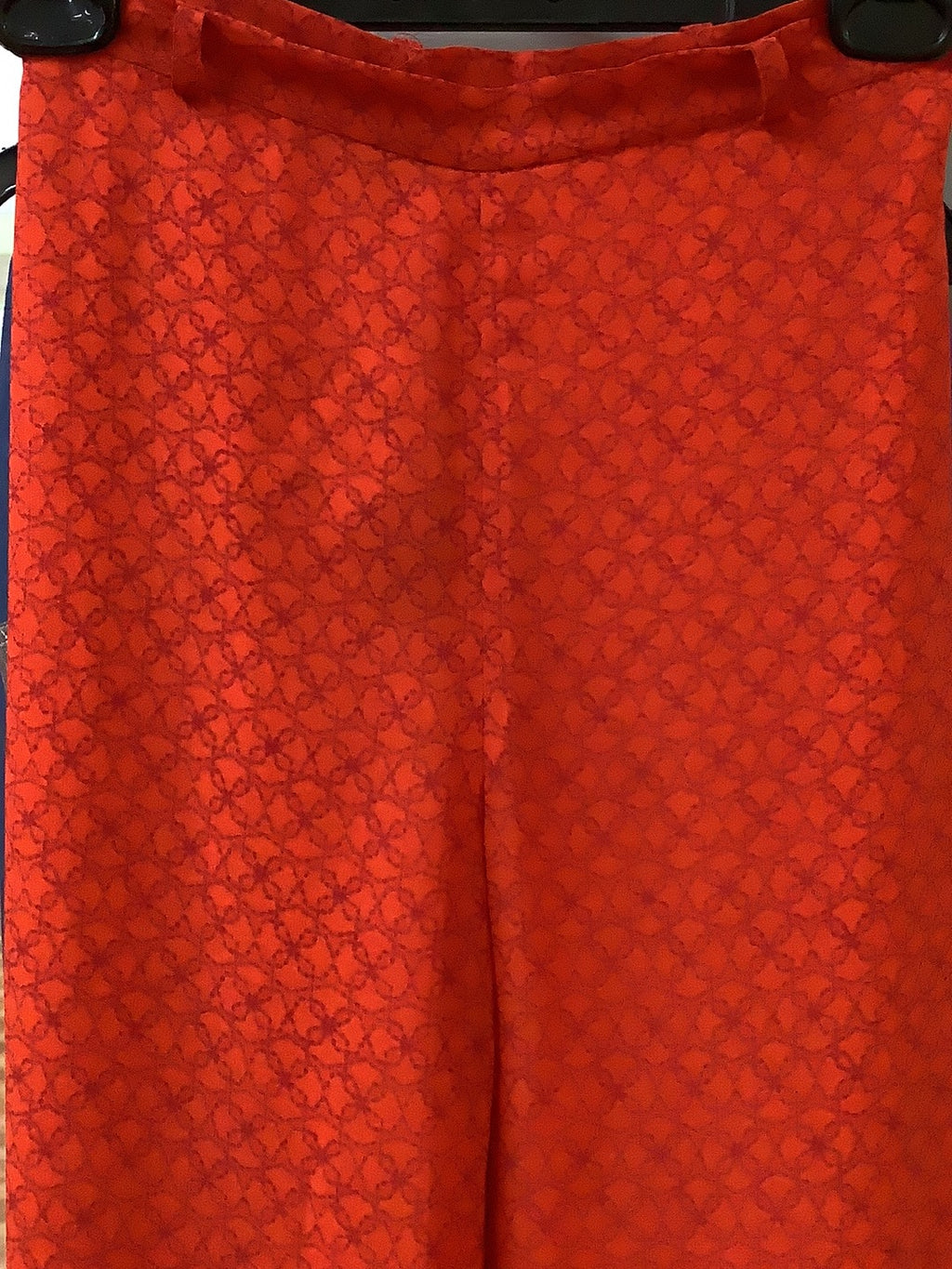 214006 PANTALÓN NARANJA ESTAMPADO
