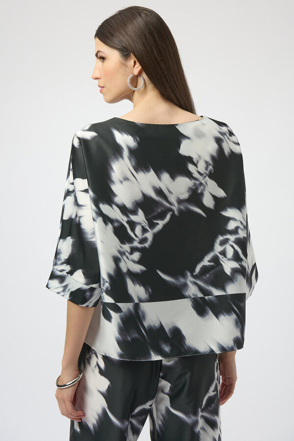 BLUSA NEGRA ESTAMPADA 254063