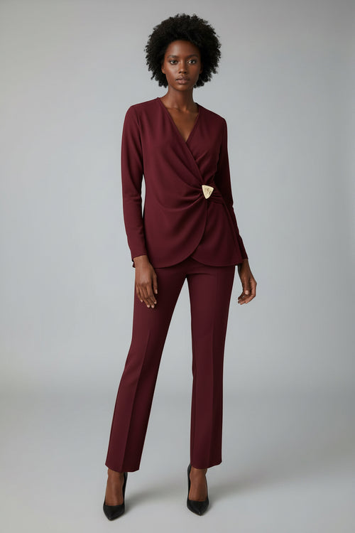 PANTALÓN BÁSICO VINO 2835
