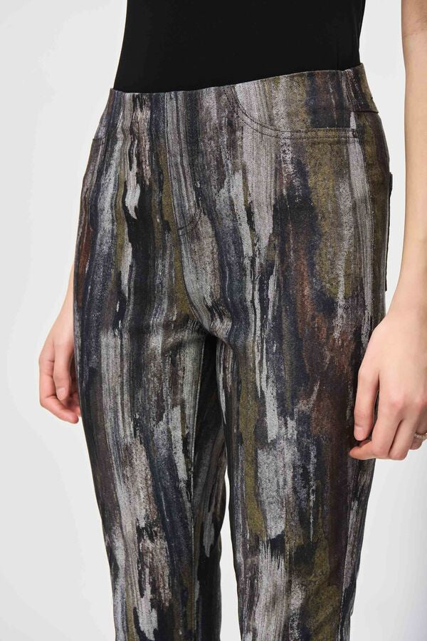 PANTALÓN VERDE ESTAMPADO 243965