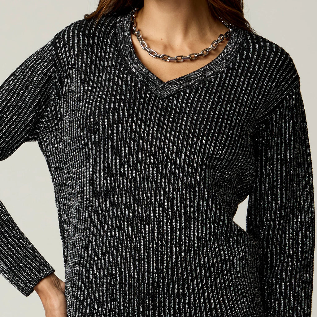 SUÉTER TEJIDO NEGRO R22545