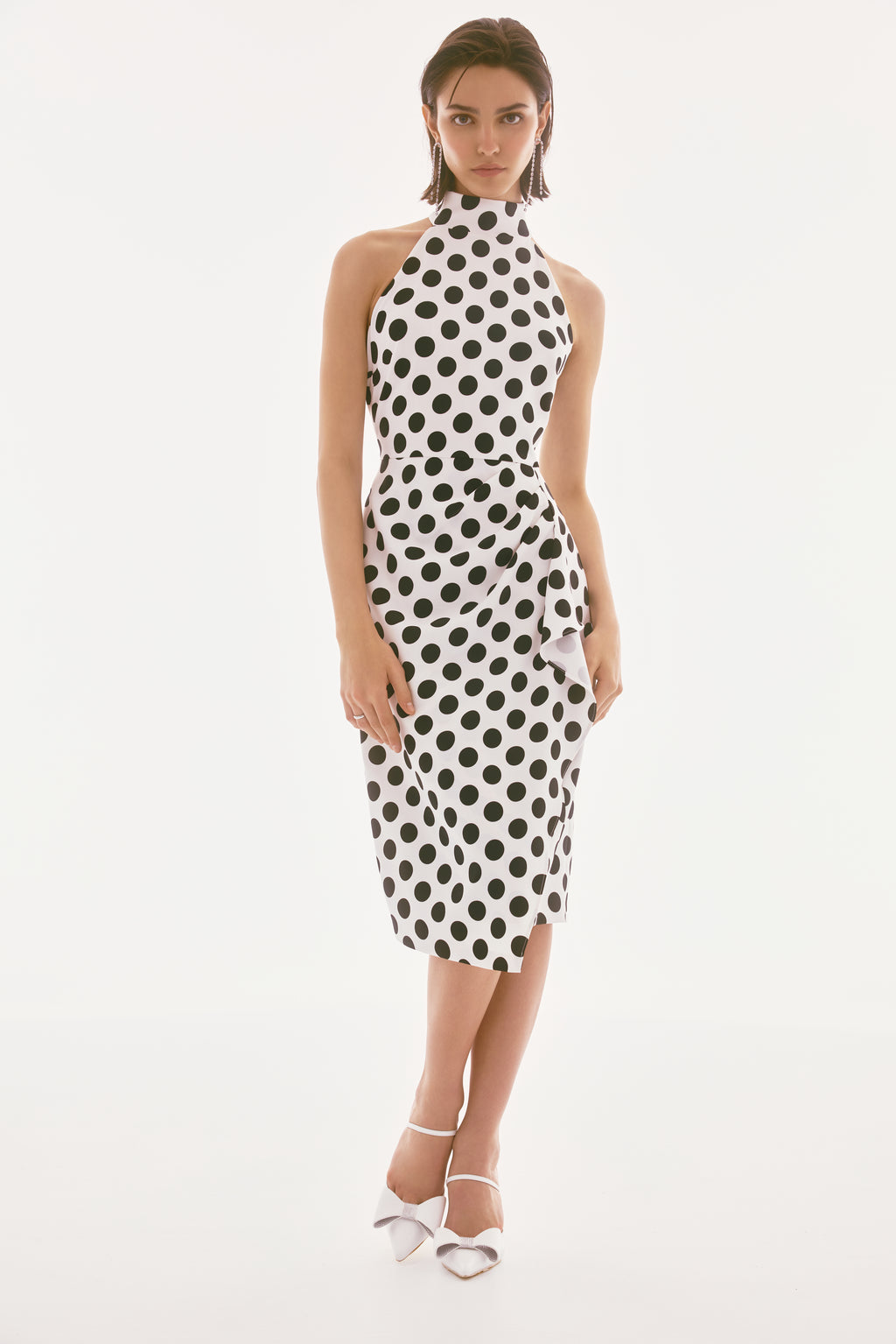 VESTIDO MIDI BLANCO ESTAMPADO 251759