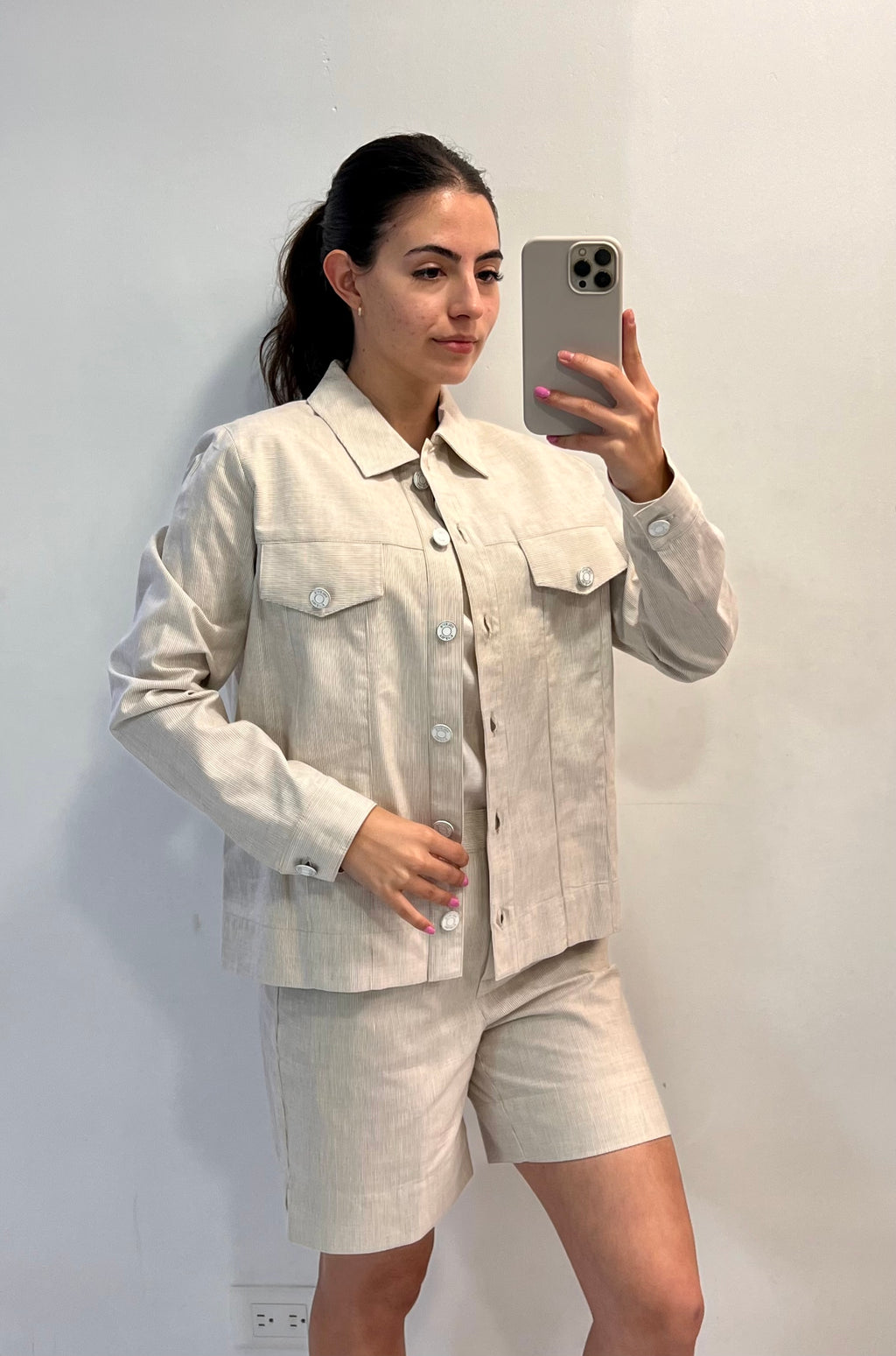 CHAQUETA BEIGE KAELA 124263