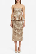 VESTIDO MIDI STRAPLESS 57424