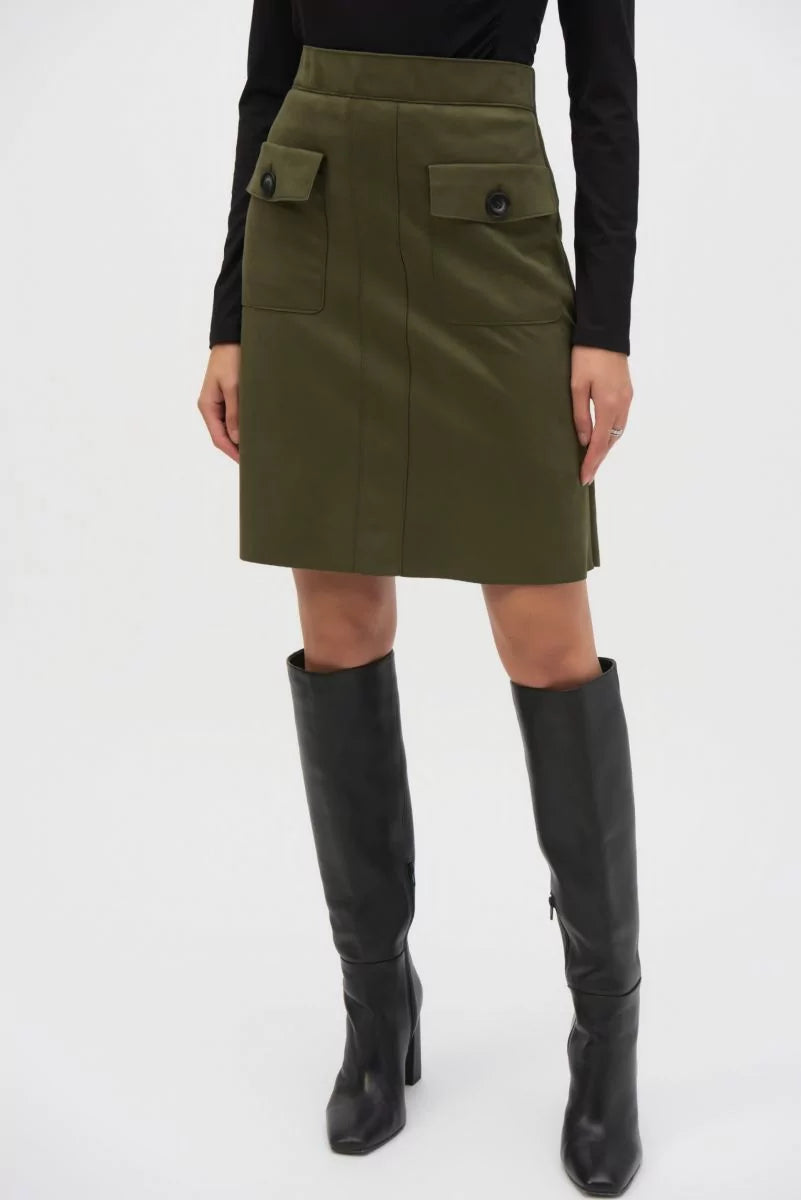 FALDA CORTA SHEDRON/VERDE IGUANA 243238