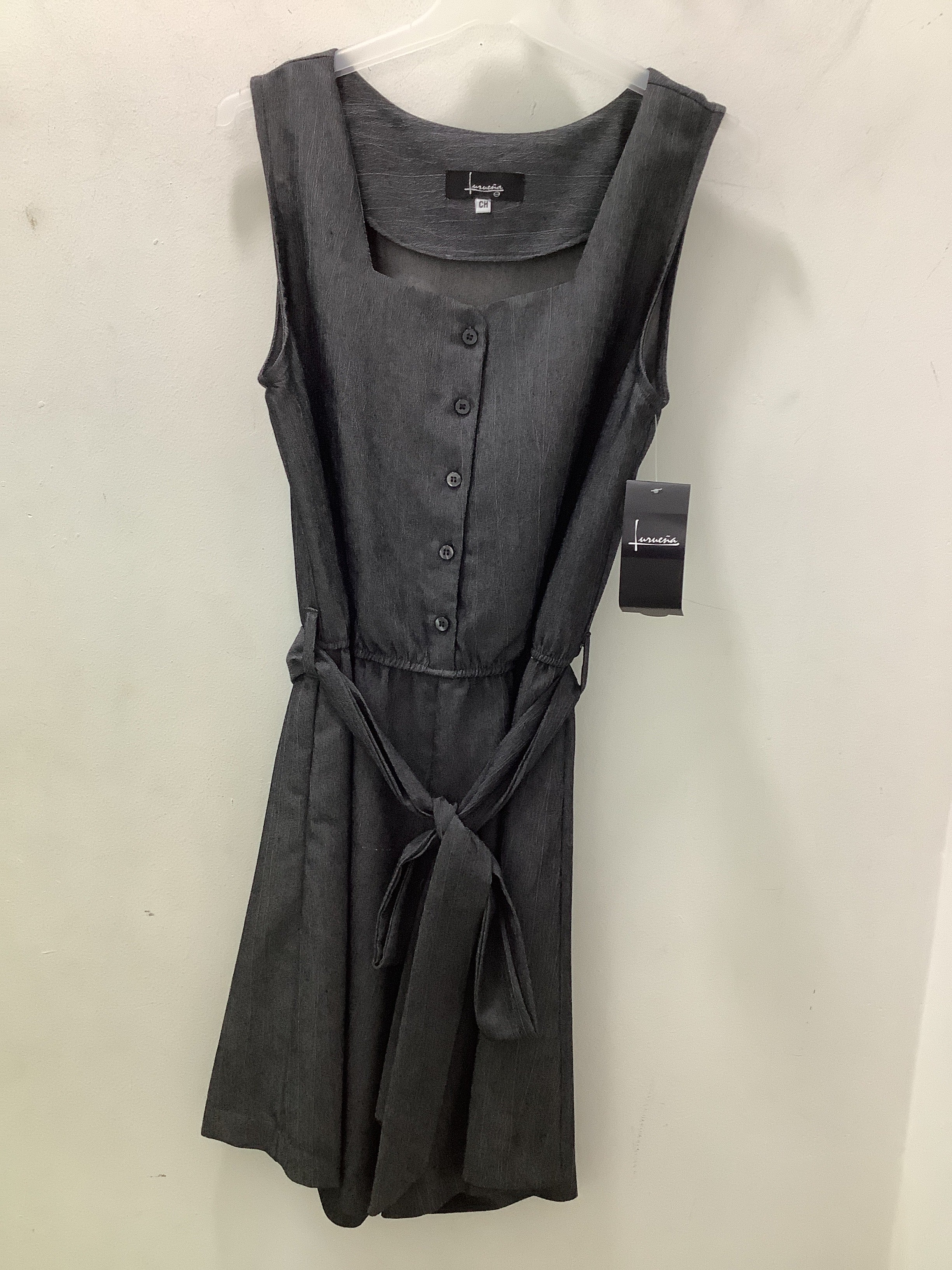 JUMPSUIT CORTO GRIS L35566