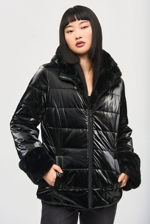 CHAQUETA PUFFER NEGRO REVERSIBLE 243937