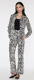 PANTALÓN BEIGE ESTAMPADO R22459