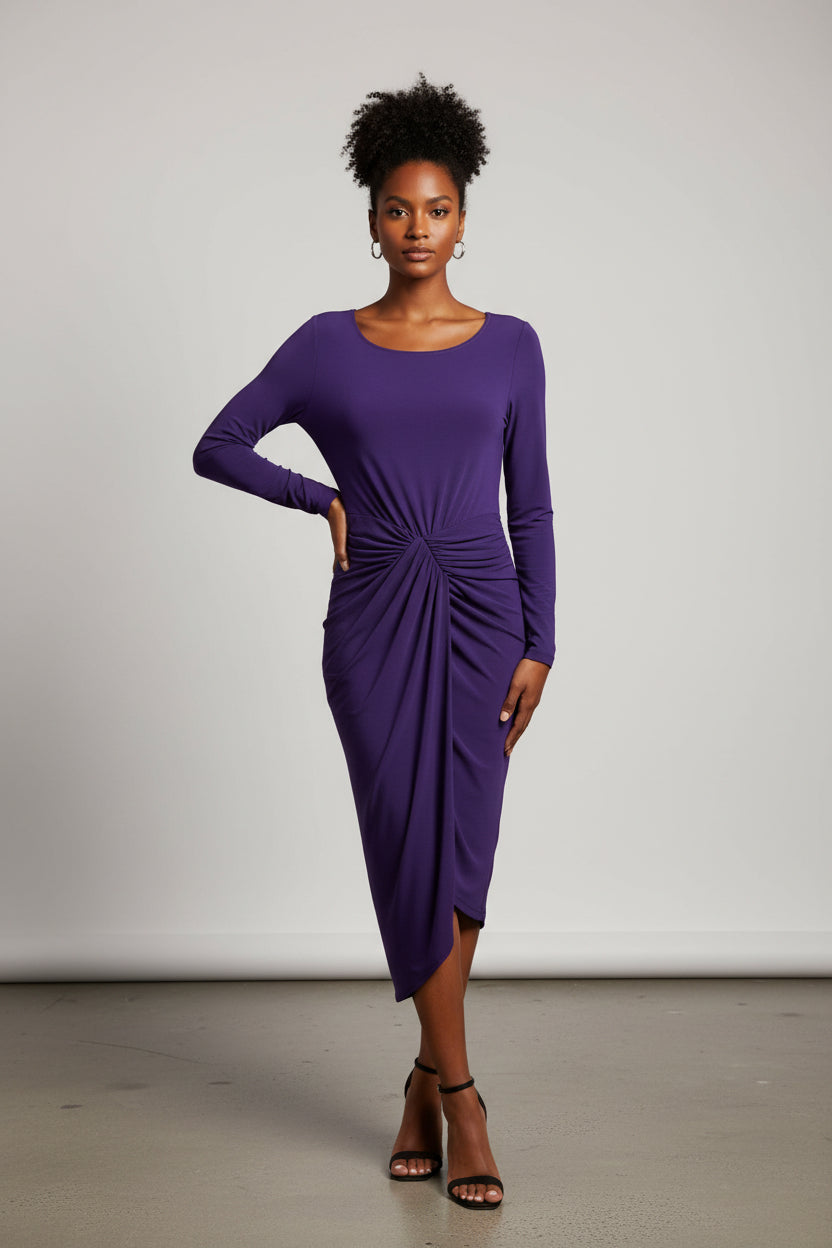 VESTIDO CORTO MORADO 22015