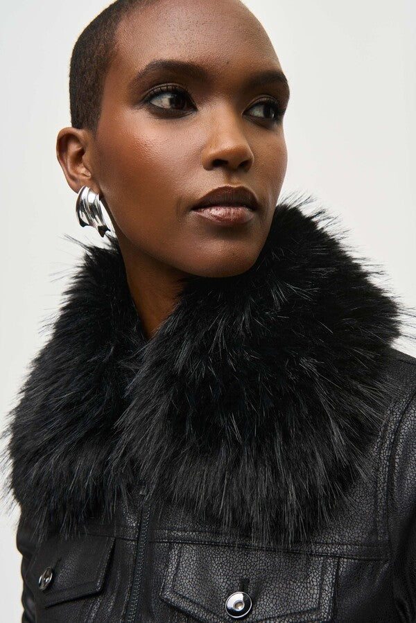 CHAQUETA VINIPIEL NEGRO 243907