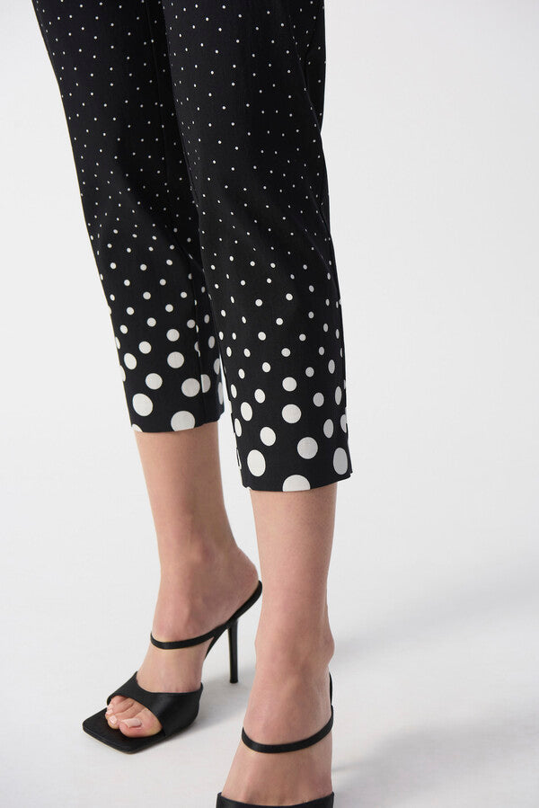 PANTALÓN NEGRO ESTAMPADO LUNARES 251223