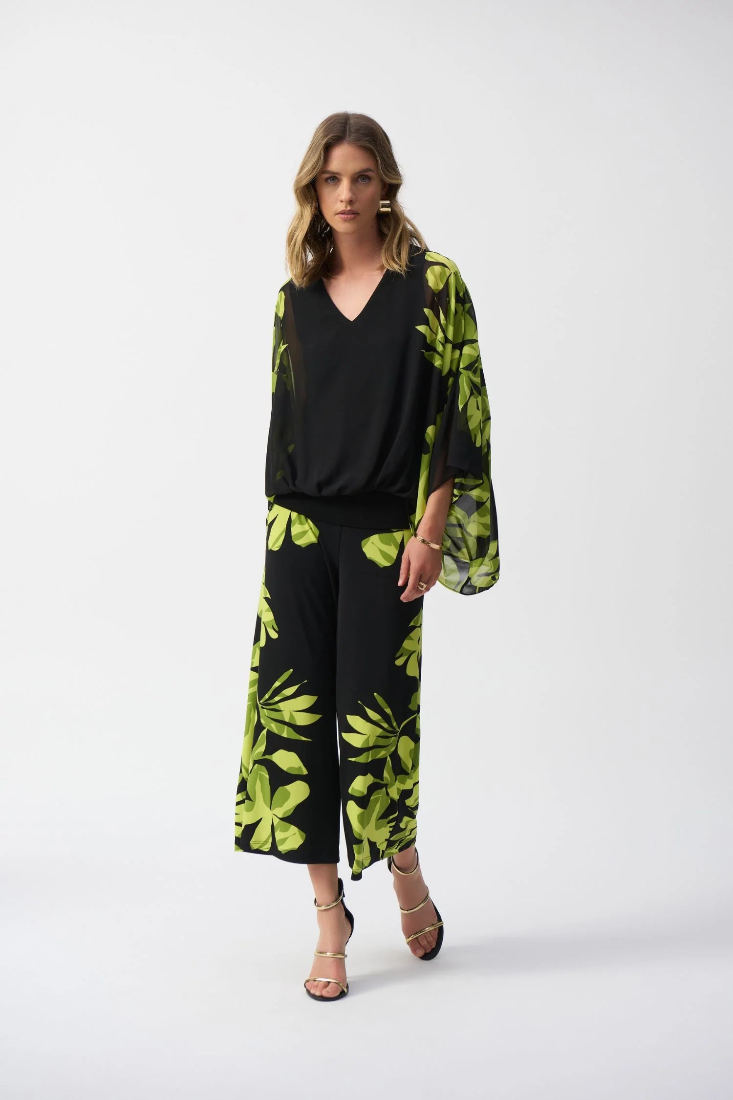 PANTALÓN NEGRO ESTAMPADO 251189