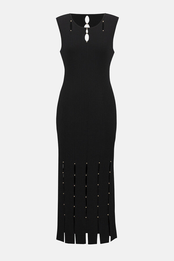 VESTIDO NEGRO MIDI 252925