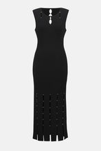 Cargar imagen en el visor de la galería, VESTIDO NEGRO MIDI 252925
