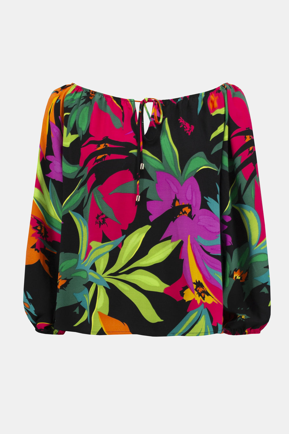 BLUSA NEGRA ESTAMPADA 242175