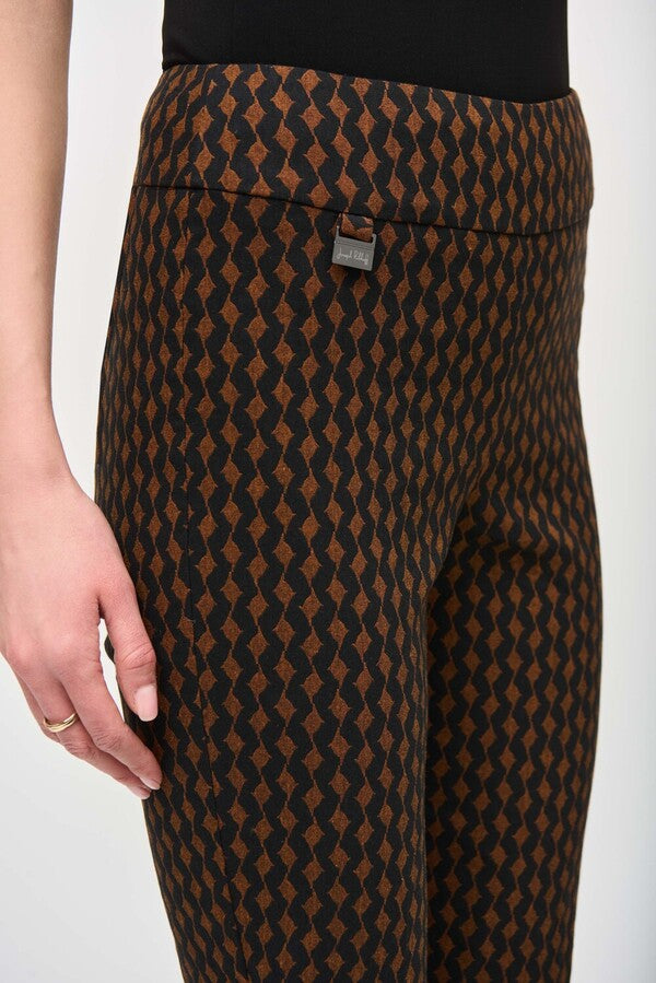 PANTALÓN NEGRO ESTAMPADO 243306