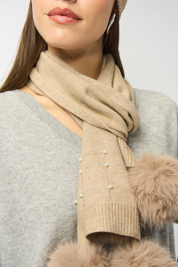 BUFANDA NEGRA Y BEIGE 253970