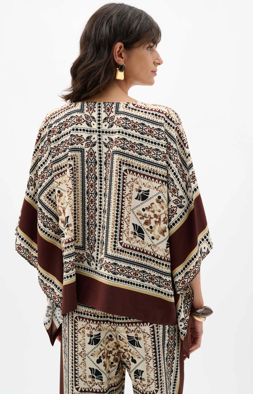 BLUSA BEIGE PRINT 262260