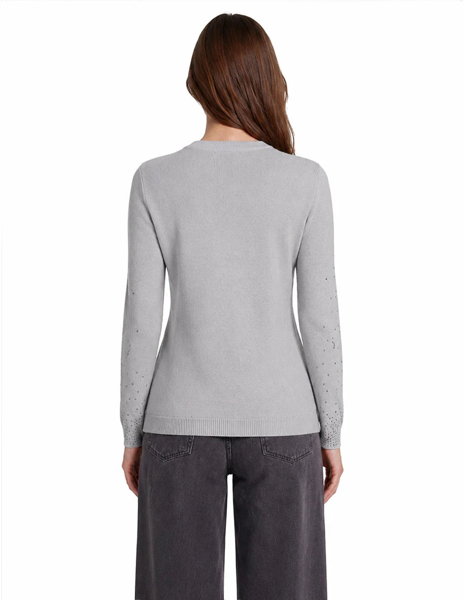 SUÉTER GRIS Y HUESO 226843