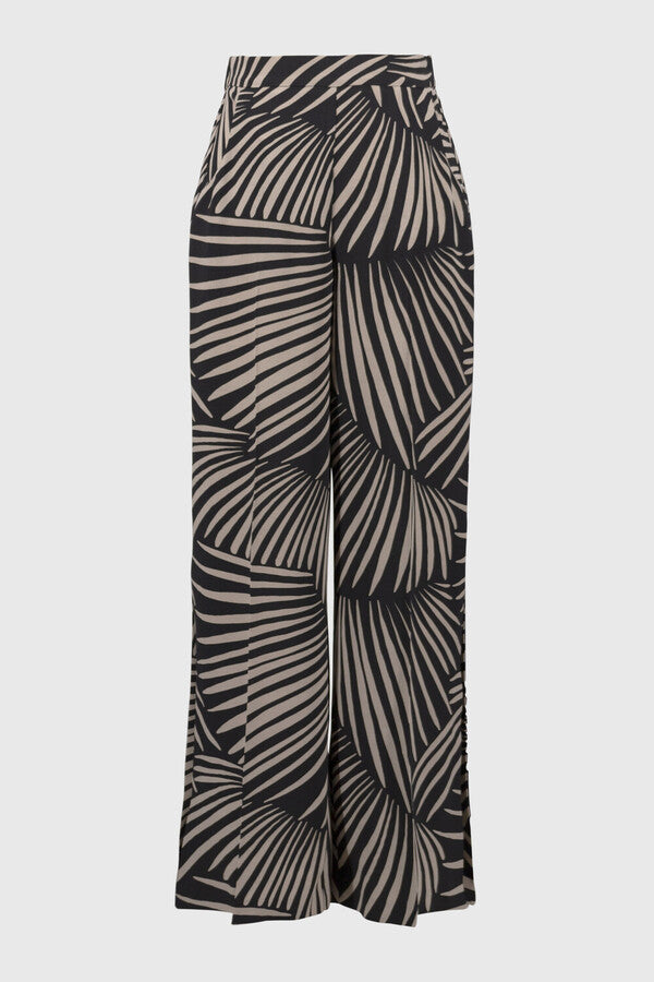 PANTALÓN NEGRO ESTAMPADO 251085