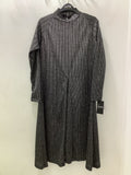 VESTIDO CORTO NEGRO CORTE A L35462