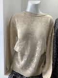 SUÉTER TEJIDO BEIGE/NEGRO L33455