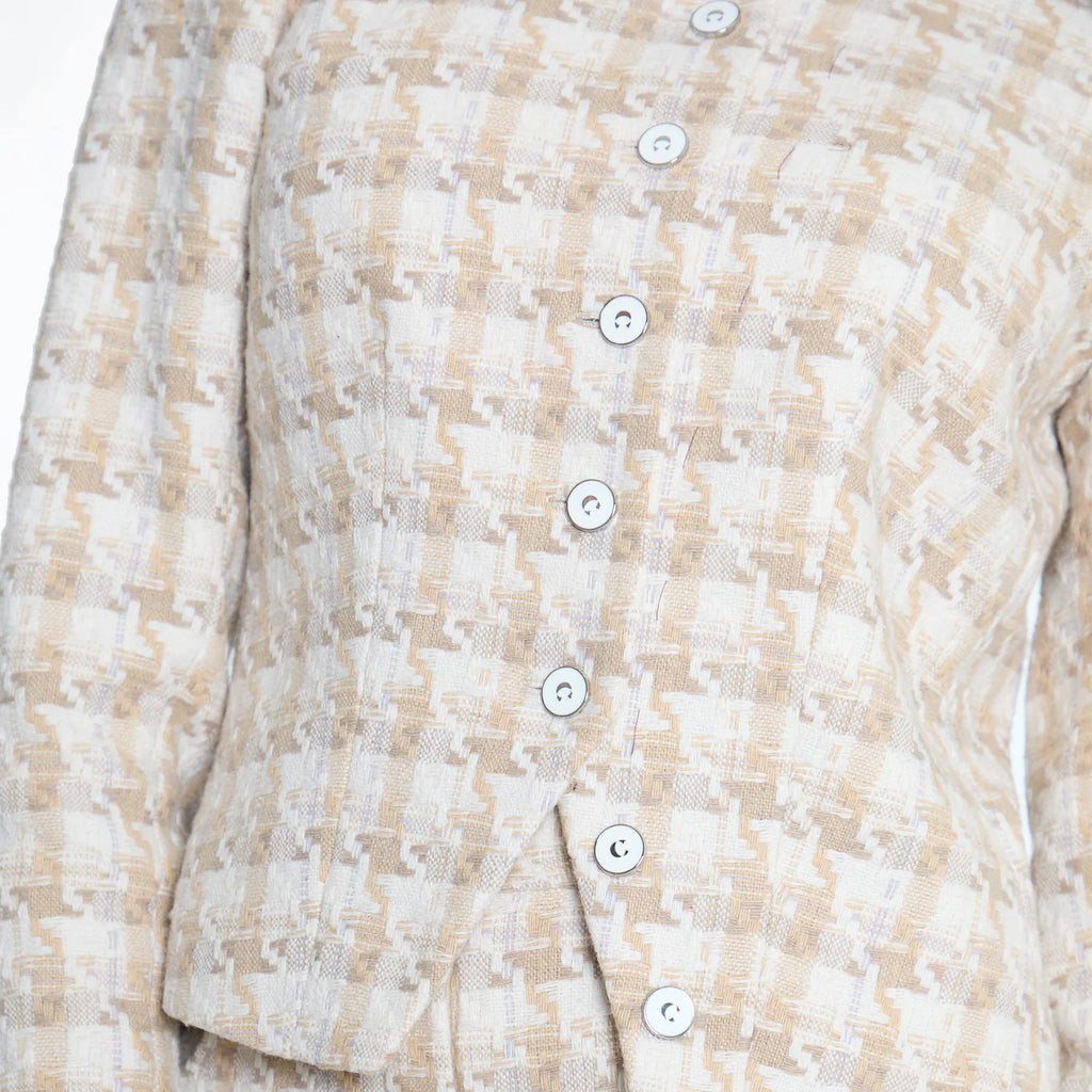 SACO BEIGE ESTAMPADO R22421