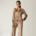 CHAQUETA TERCIOPELO BEIGE R22568