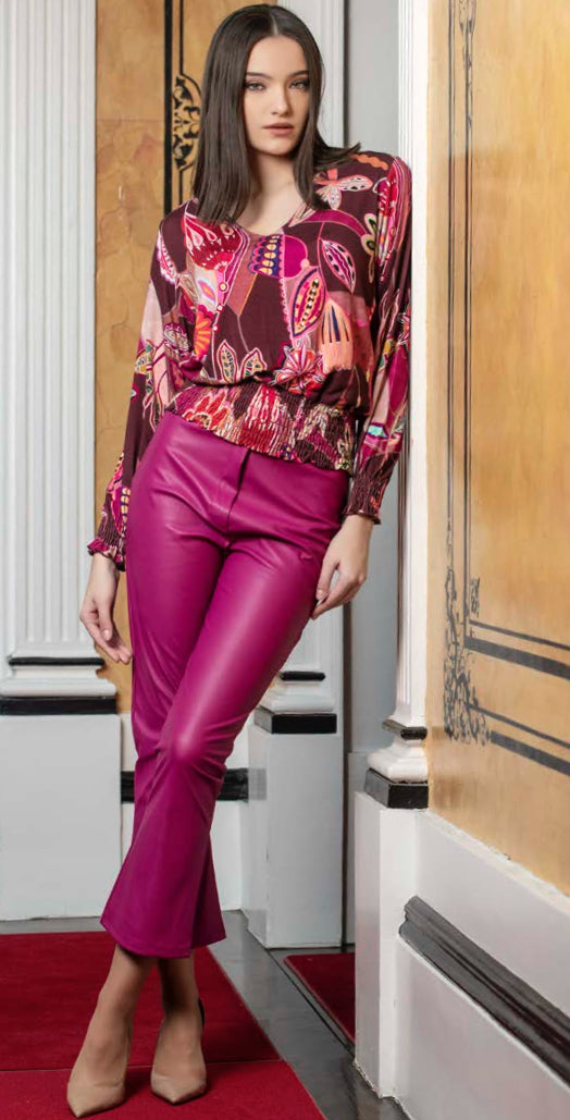 BLUSA UVA ESTAMPADA 07680