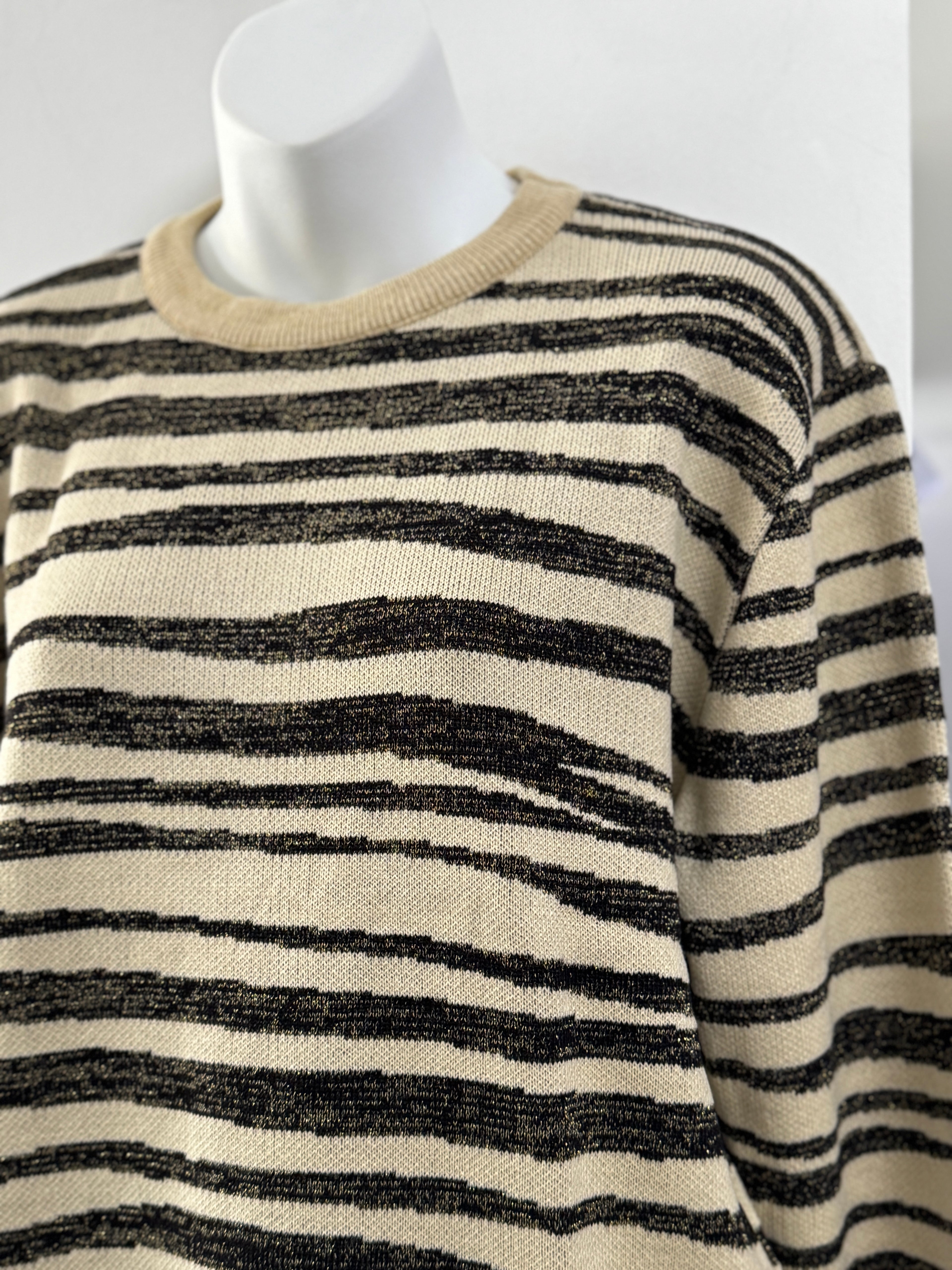 SUÉTER BEIGE ESTAMPADO L36137