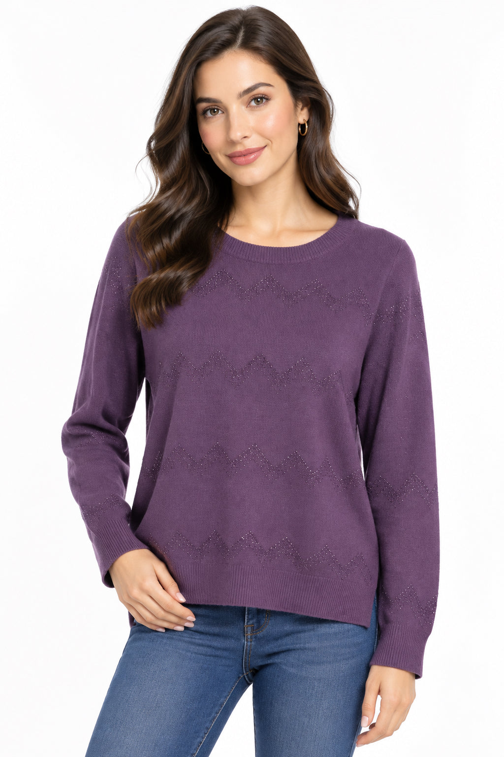 SUÉTER VINO/GRIS 226881
