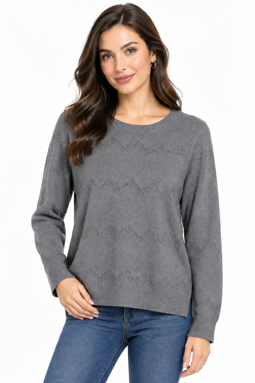 SUÉTER VINO/GRIS 226881