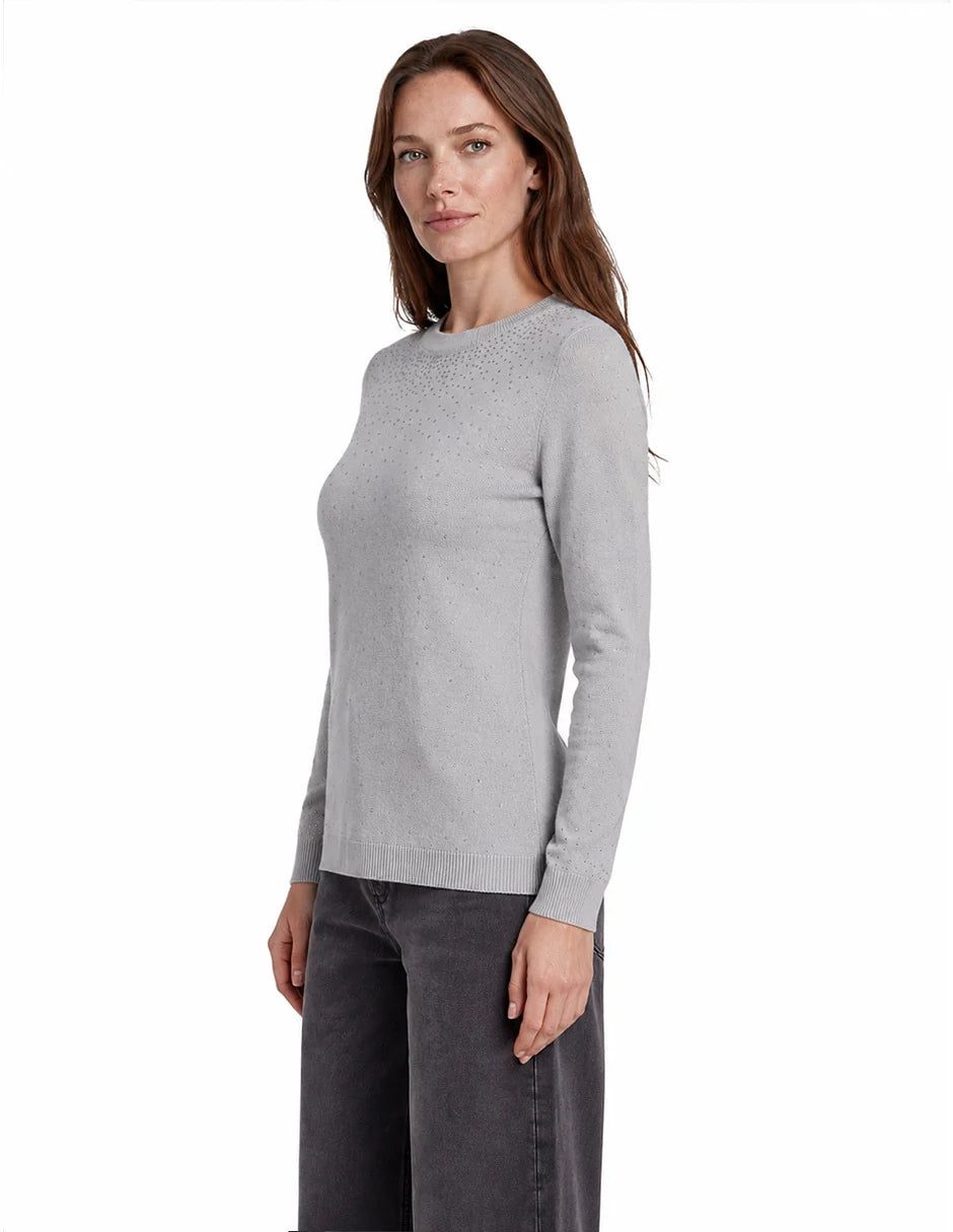 SUÉTER GRIS Y HUESO 226843