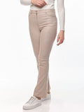 PANTALÓN BEIGE ESTAMPADO ANIMAL PRINT 224818