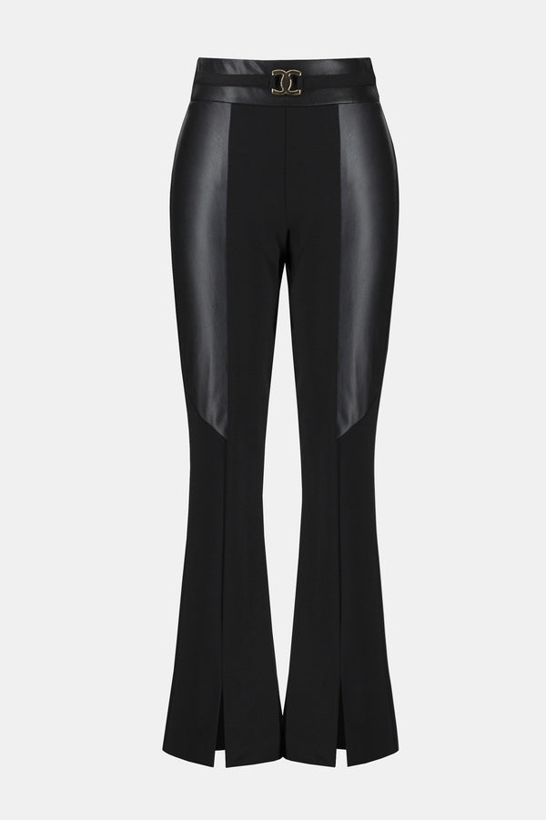 PANTALÓN NEGRO VINIPIEL EN PIERNA Y CINTURA 243139