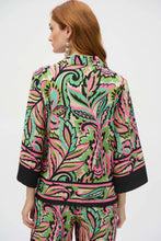 Cargar imagen en el visor de la galería, BLUSA NEGRA ESTAMPADA 252141
