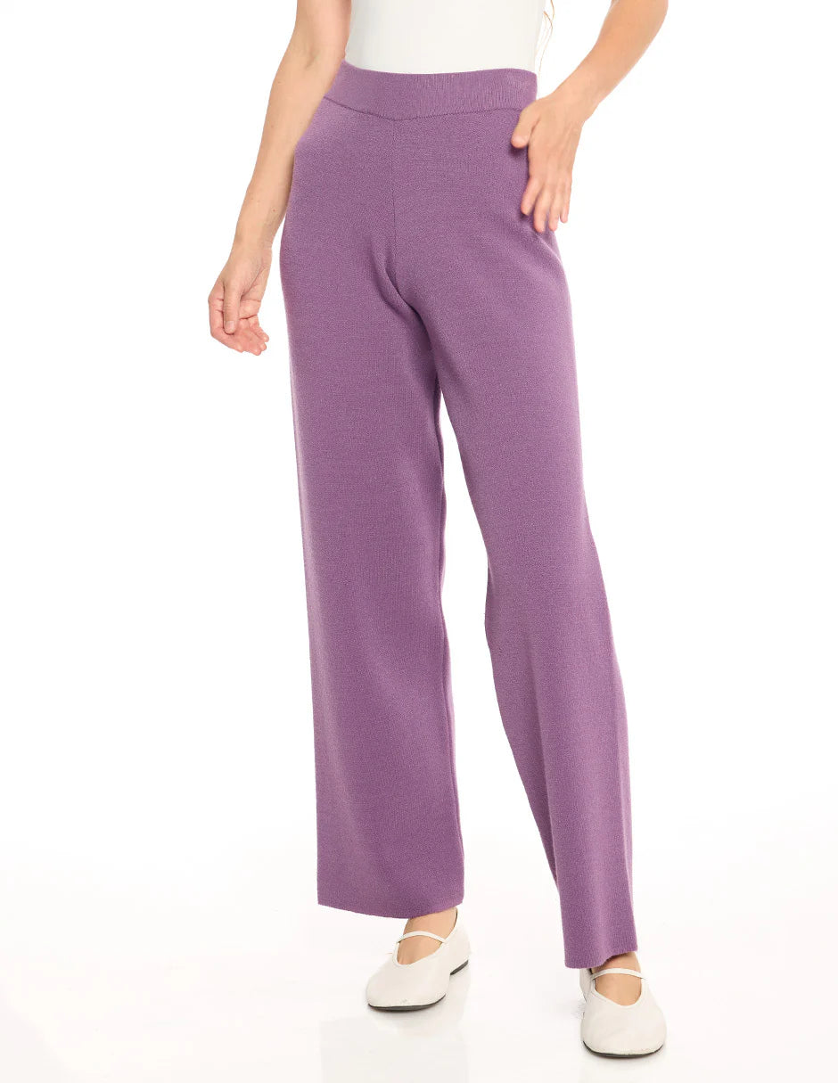 PANTALÓN TEJIDO MORADO 225767