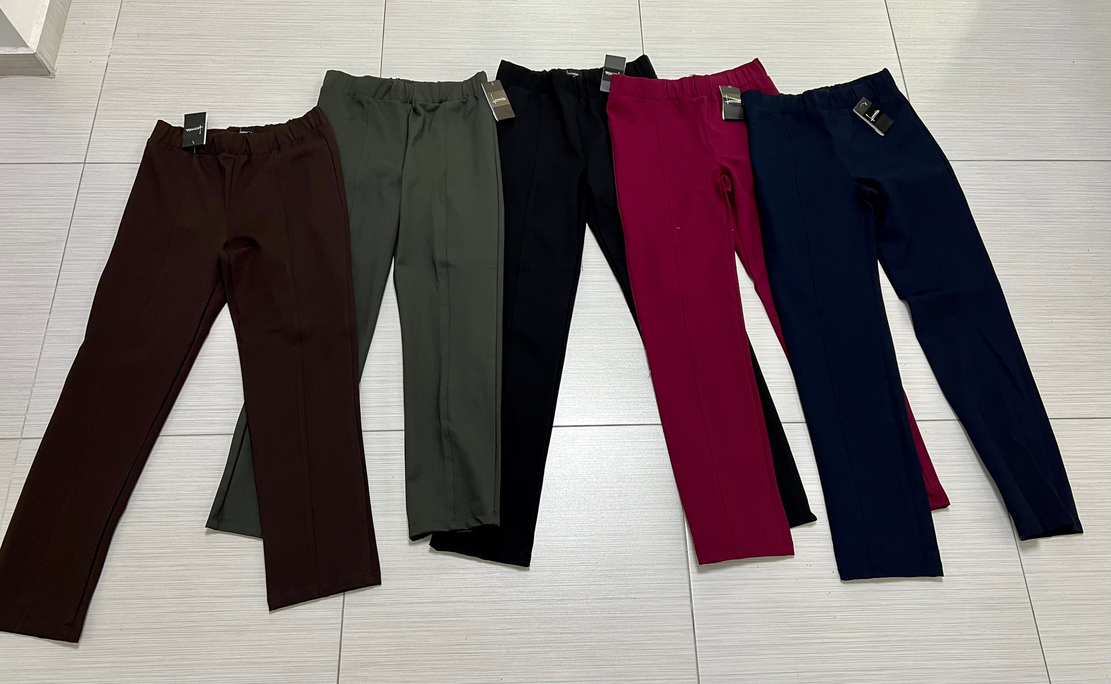 PANTALÓN BÁSICO MULTICOLOR L582A