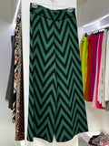 PANTALÓN ESTAMPADO CAFÉ/VERDE L33400