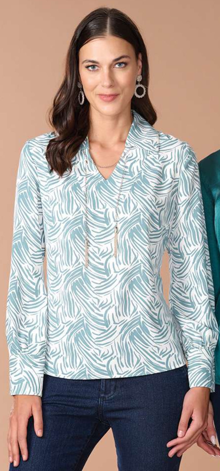 BLUSA BLANCA PRINT 1748