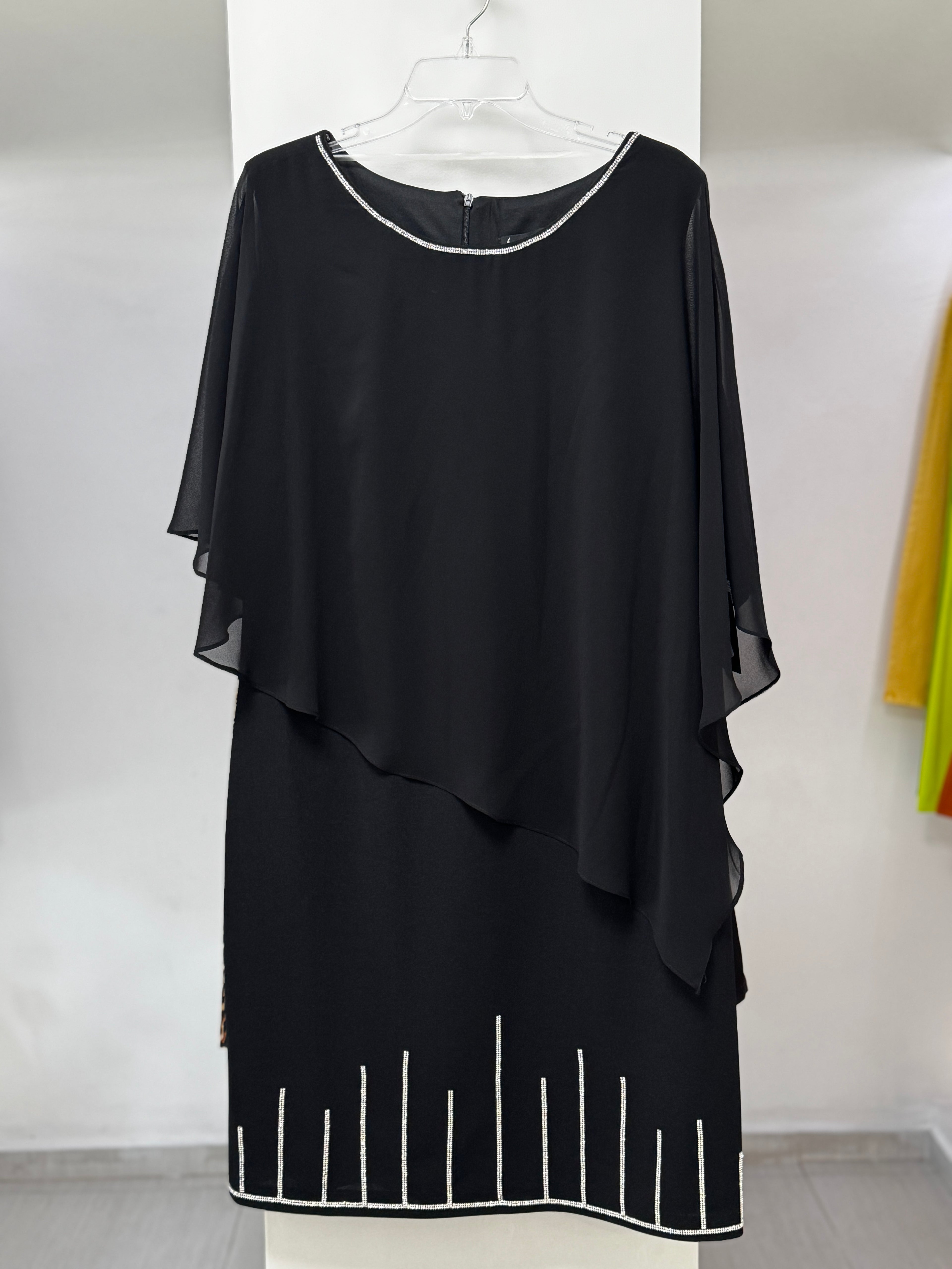 VESTIDO CORTO NEGRO 9111
