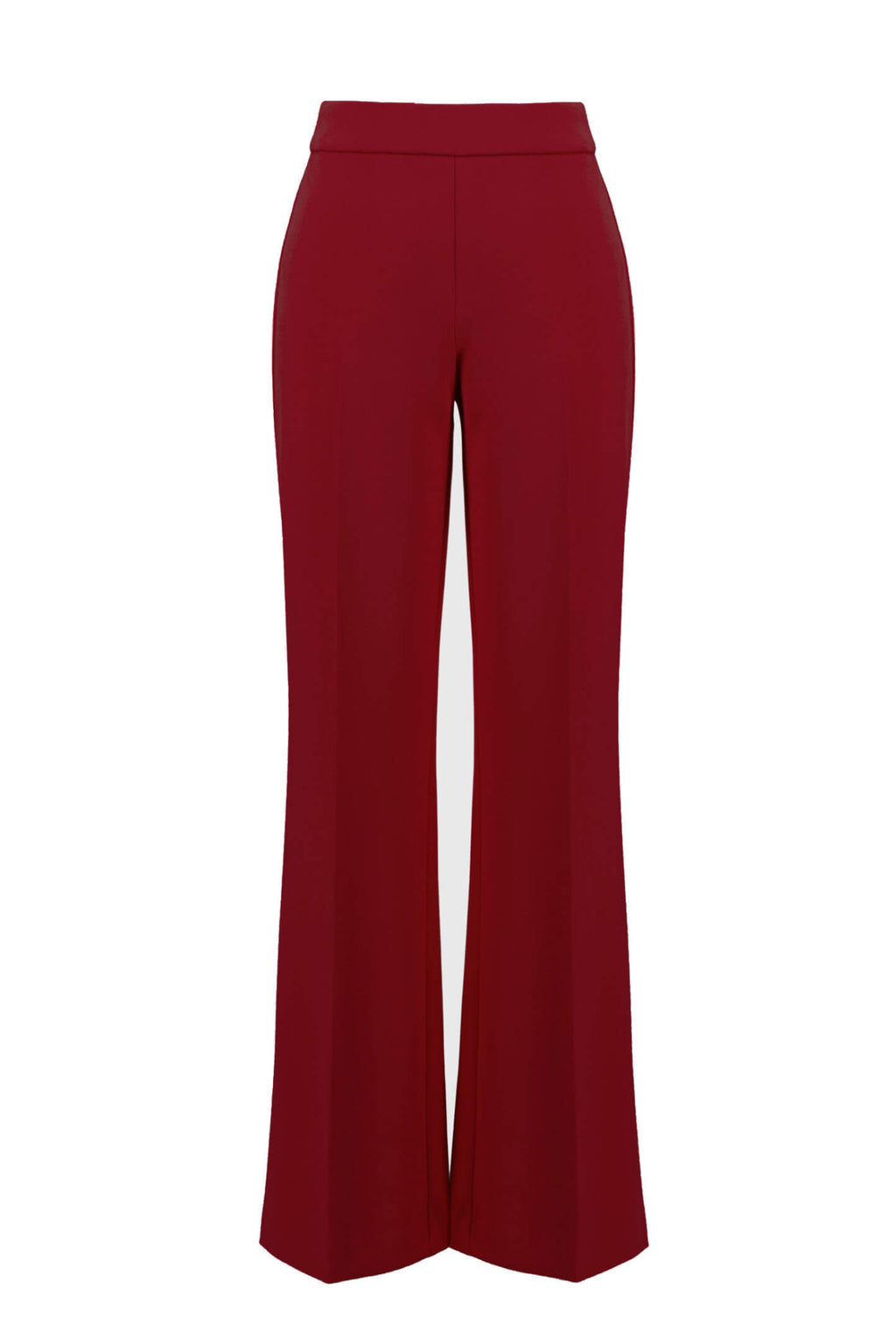 PANTALÓN PALAZZO VINO/VERDE LIMÓN 233787F25