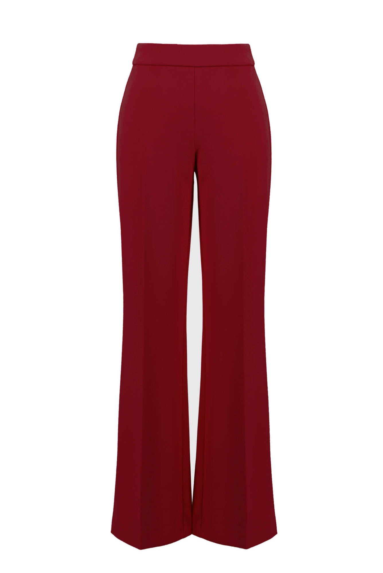 PANTALÓN PALAZZO VINO/VERDE LIMÓN 233787F25